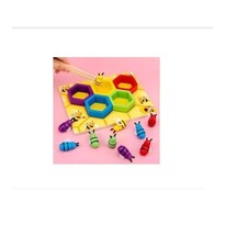 Juego De Colmena De Estimulación Cognitiva Montessori Bees Para Niños - Venta Internacional.