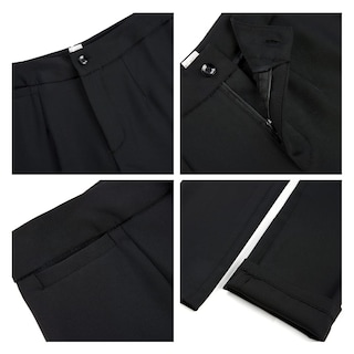 Foto 6 | Foto 6 | Conjunto De Traje Modful Chaqueta Blazer Ajustada Para Mujer Color Negro - Venta Internacional.