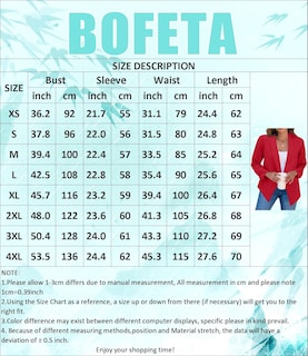 Foto 4 | Foto 4 | Blazer Bofeta Para Mujer Manga Fruncida Y Solapa Color Azul Marino 4xl - Venta Internacional.