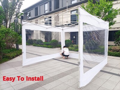 Foto 3 | Foto 3 | Pared Lateral Para Marco De Toldo Scocanopy De 10 X 10 Paquete De 3 Ventanas Transparentes - Venta Internacional.