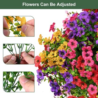 Foto 2 | Foto 2 | Flores Artificiales Trytuny Resistentes A Los Rayos Uv Para Exteriores (paquete De 20) - Venta Internacional.