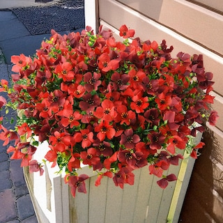 Foto 6 | Foto 6 | Flores Artificiales Homsunny Para Decoración Primaveral Al Aire Libre - Venta Internacional.