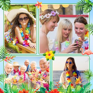 Foto 4 | Foto 4 | Regalos De Fiesta De Luau Tropical Hawaiian Lei Amazing Time 150 Unidades - Venta Internacional.