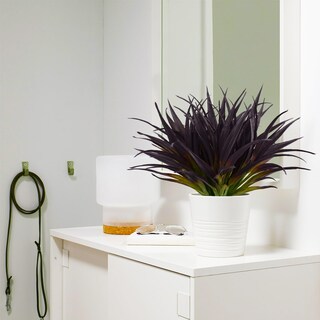 Foto 4 | Foto 4 | Planta De Césped Artificial Dehoxara Resistente A Los Rayos Uv  24 Unidades  Color Morado Oscuro - Venta Internacional.