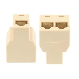 Foto 2 | Foto 2 | Adaptador Divisor Dual Rj45 Cat5 6 Lan 1 A 2 Para Ordenadores - Venta Internacional.