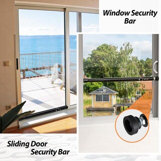 Foto 2 | Foto 2 | Barra De Seguridad Con Puerta Corredera Bsbsbest  Ajustable De 46 A 130 Cm  Color Negro - Venta Internacional.