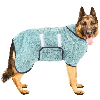Foto 1 | Foto 1 | Albornoz Para Perros Bienbee Toalla Superabsorbente Color Verde Claro Xxl - Venta Internacional.