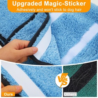 Foto 6 | Foto 6 | Albornoz Para Perros Bienbee Toalla Superabsorbente Azul Claro Xxl - Venta Internacional.
