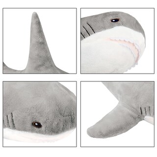 Foto 2 | Foto 2 | Peluche De Peluche Mupi Shark De 1 M  Color Gris Océano  Para Niños - Venta Internacional.