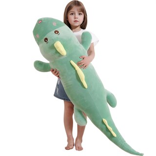 Foto 1 | Foto 1 | Almohada Corporal Suave Con Forma De Dinosaurio De Felpa 100 Cm/40 Pulgadas Tianmihou - Venta Internacional.