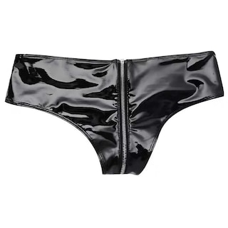 Foto 6 | Foto 6 | Calzoncillos De Bikini Feoya Con Cremallera Brillante  Entrepierna  Talle Bajo  Noche  Xxl - Venta Internacional.