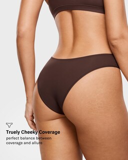 Foto 4 | Foto 4 | Bikini Inlyric Inlyric Inbarely Soft Cheeky Para Mujer Color Avellana - Venta Internacional.