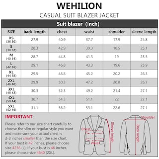 Foto 2 | Foto 2 | Chaqueta Deportiva Casual Blazer Wehilion Para Hombre Color Azul Marino - Venta Internacional.