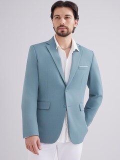 Foto 4 | Foto 4 | Chaqueta Deportiva Casual De Tweed Blazer Mage Para Hombre Estilo Vintage Azul - Venta Internacional.