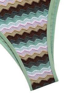 Foto 4 | Foto 4 | Traje De Baño Bikini Seamoly Halter Colorblock Para Mujer Color Verde Menta S - Venta Internacional.
