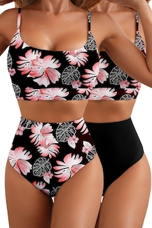 Foto 1 | Foto 1 | Conjunto De Bikini Herseas Traje De Baño Deportivo De Cintura Alta Para Mujer - Venta Internacional.