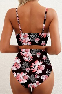 Foto 3 | Foto 3 | Conjunto De Bikini Herseas De Cintura Alta Para Mujer Negro Talla L - Venta Internacional.
