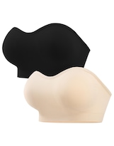 Sujetador Sin Tirantes Angool Push Up Sin Cables Tipo Bandeau Antideslizante - Venta Internacional.