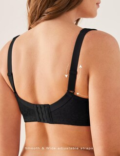 Foto 3 | Foto 3 | Bra Deyllo Para Mujer Cobertura Total Talla Grande 36ddd Color Negro Y Leopardo - Venta Internacional.