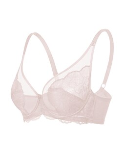 Foto 5 | Foto 5 | Sujetador Hsia Minizer Encaje Cobertura Total Con Aros Rosa Oscuro 36c - Venta Internacional.