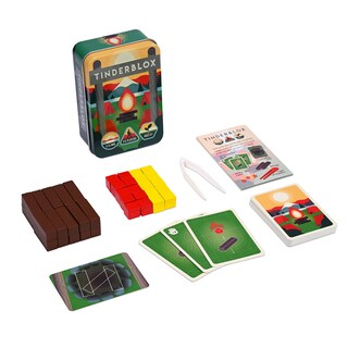 Foto 2 | Foto 2 | Game Alley Cat Games Tinderblox Con 20 Troncos 10 Cubos De Ceniza Amarillos Y 10 Cubos De Ceniza Roja - Venta Internacional.
