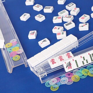 Foto 5 | Foto 5 | Set De Estantes Y Empujadores Para Azulejos Mahjong Gustaria Todo En Uno X4 - Venta Internacional.