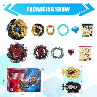 Foto 6 | Foto 6 | Set Gyro Burst Turbo Blade Wotean Bay 4d Metal Fusion Battle - Venta Internacional.