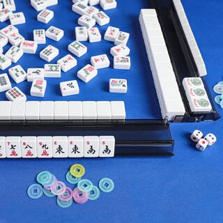 Foto 6 | Foto 6 | Juego De 4 Unidades Todo En Uno De Mahjongg Tile Rack & Pusher Gustaria - Venta Internacional.
