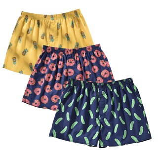 Foto 1 | Foto 1 | Calzoncillos Tipo Bóxer Cinvik  Divertidos Tejidos De Algodón Puro Para Hombre  Paquete De 3 - Venta Internacional.