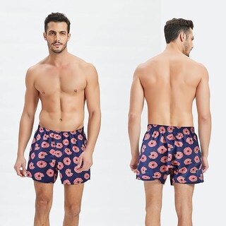 Foto 2 | Foto 2 | Calzoncillos Tipo Bóxer Cinvik  Divertidos Tejidos De Algodón Puro Para Hombre  Paquete De 3 - Venta Internacional.