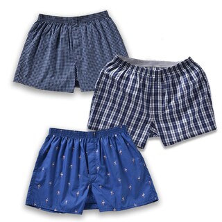 Foto 1 | Foto 1 | Pantalones Cortos Tipo Bóxer Cinvik Cómodos Algodón Flamenco Paquete De 3 - Venta Internacional.