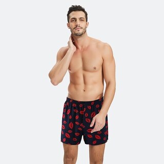 Foto 3 | Foto 3 | Calzoncillos Tipo Bóxer Cinvik Funny Kiss Print 100% Algodón Para Hombre Paquete De 3 - Venta Internacional.