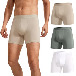Foto 1 | Foto 1 | Calzoncillos Tipo Bóxer Crz Yoga Ultrasuaves Modal Con Doble Forro Paquete De 3 - Venta Internacional.