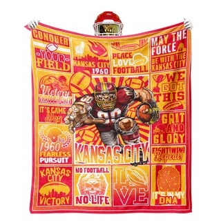 Foto 1 | Foto 1 | Manta Vigkoir Para Fanáticos Del Equipo De Fútbol Red Kingdom 125 X 100 Cm - Venta Internacional.