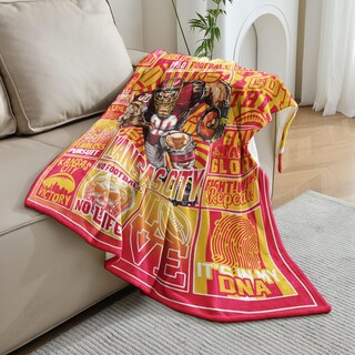 Foto 2 | Foto 2 | Manta Vigkoir Para Fanáticos Del Equipo De Fútbol Red Kingdom 125 X 100 Cm - Venta Internacional.