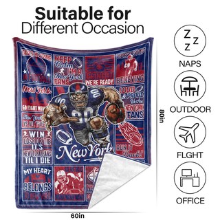 Foto 6 | Foto 6 | Manta Vigkoir Color Azul Y Rojo Del Equipo De Fútbol 200 X 150 Cm - Venta Internacional.