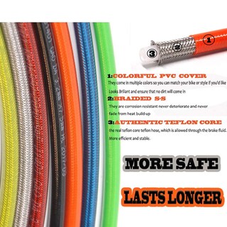 Foto 4 | Foto 4 | Línea De Freno Para Motocicleta Senyazon Triple Protection 2400 Mm - Venta Internacional.