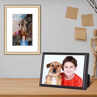 Foto 5 | Foto 5 | Marco De Fotos Fivat De Metal Cepillado Negro  3 5 X 5 Cm  Para Mesa/pared - Venta Internacional.