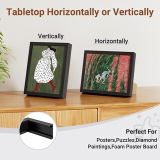 Foto 5 | Foto 5 | Marco De Fotos Vivelove De 6 X 6 Pulgadas Metal Negro Y Aluminio Con Vidrio - Venta Internacional.