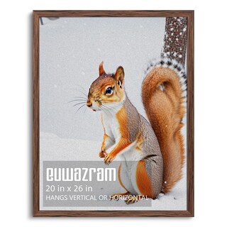 Foto 1 | Foto 1 | Marco De Fotos Euwazram Rústico De Nogal 20 X 26 Cm Para Obras De Arte - Venta Internacional.
