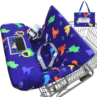 Foto 1 | Foto 1 | Funda Para Carrito De Compras Unicorn Castle 2 En 1 Para Bebé Niña Color Azul - Venta Internacional.