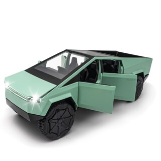 Foto 1 | Foto 1 | Camión De Juguete Qetupa Cybertruck Modelo 1/24 De Metal Fundido A Presión Con Luces - Venta Internacional.