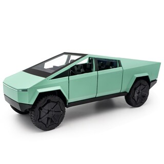 Foto 2 | Foto 2 | Camión De Juguete Qetupa Cybertruck Modelo 1/24 De Metal Fundido A Presión Con Luces - Venta Internacional.