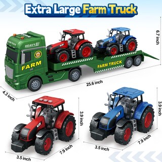 Foto 6 | Foto 6 | Toy Farm Truck Bstoyder Para Niños De 3 A 8 Años Con Luces Y Sonidos - Venta Internacional.