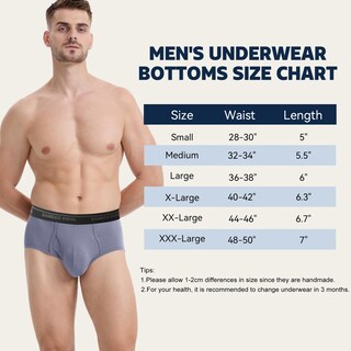 Foto 7 | Foto 7 | Calzoncillos Bamboo Cool Para Hombre Ropa Interior Suave Y Transpirable 6 Unidades - Venta Internacional.