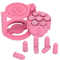 Set De Dados Czyy Metal Polyhedral Bullet Style Cyberpunk Pink - Venta Internacional.