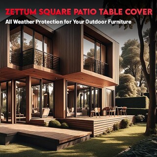 Foto 7 | Foto 7 | Funda Para Muebles De Patio Zettum Square 94 Pulgadas Impermeable - Venta Internacional.