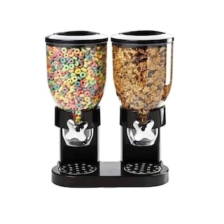 Foto 1 | Foto 1 | Dispensador De Cereales Doble Acrílico Hermético Para Almacenamiento De Alimentos - Venta Internacional.