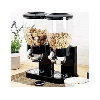 Foto 2 | Foto 2 | Dispensador De Cereales Doble Acrílico Hermético Para Almacenamiento De Alimentos - Venta Internacional.