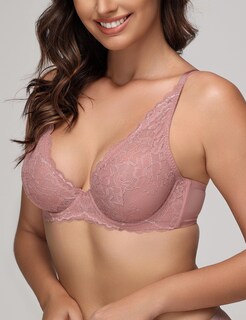 Foto 3 | Foto 3 | Bra Wingslove Encaje Transparente Sin Forro Cobertura Total 36b - Venta Internacional.